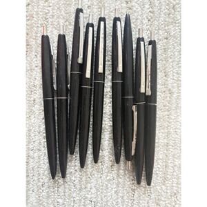 Vintage Bic Clic silver Ballpoint Pens black Black Ink
